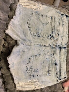 Jessica Simpson Light Blue Washed Denim Shorts